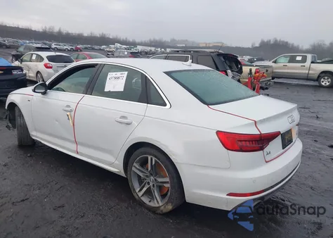 2017 Audi A4 2.0T Premium from USA, damaged, VIN WAUENAF40HN068463